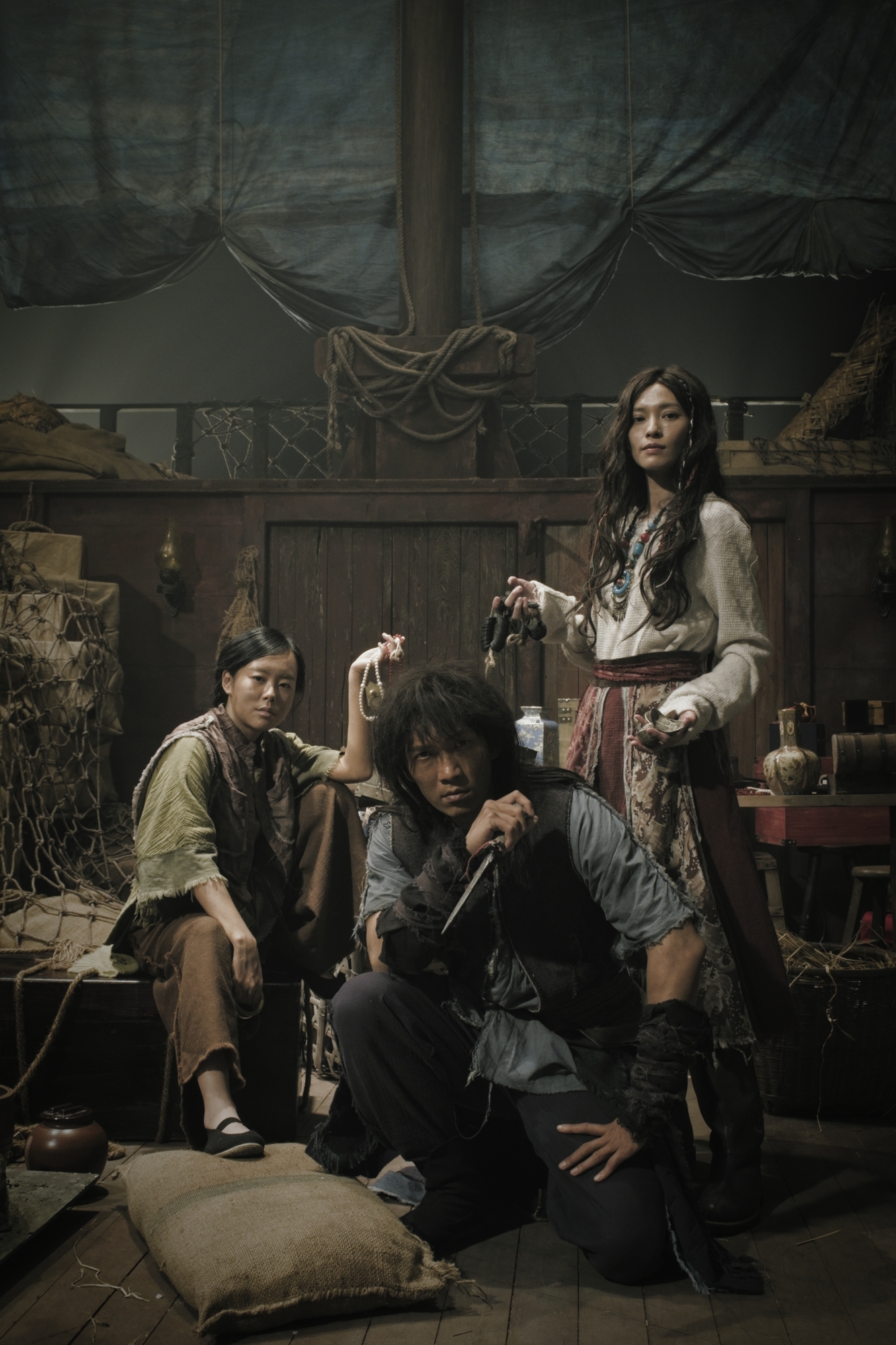 Shang-Ho Huang, Yi Ti Yao, and Ling Yuan Kung in Madame Pirate, Becoming a Legend (2021)