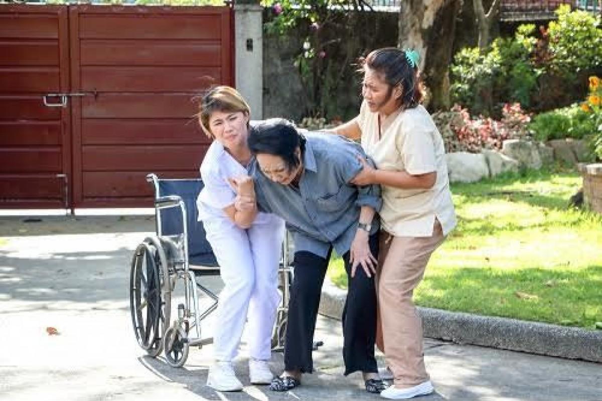 Celia Rodriguez, Eugene Domingo, and Thea Tolentino in Lolasitter (2020)