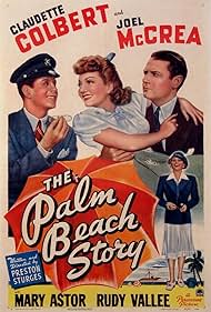 Mary Astor, Claudette Colbert, Joel McCrea, and Rudy Vallee in The Palm Beach Story (1942)