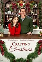 Nicola Posener and Brad Johnson in A Crafty Christmas Romance (2020)