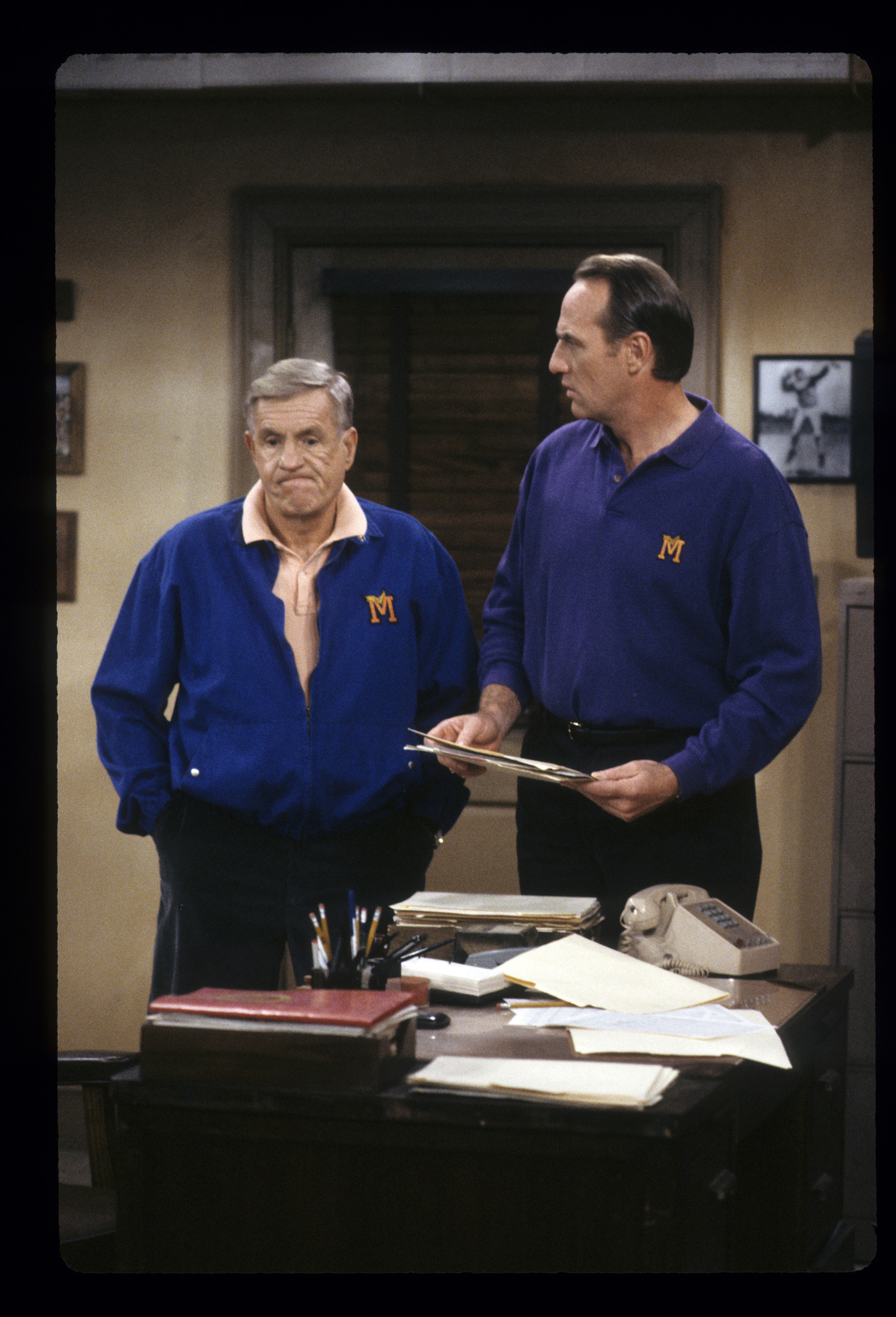 Craig T. Nelson and Jerry Van Dyke in Coach (1989)