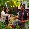 Keshia Knight Pulliam and Jarod Joseph in The Christmas Aunt (2020)