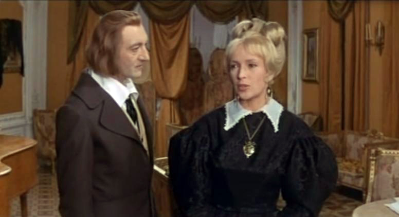 Klara Luchko and Imre Sinkovits in The Loves of Liszt (1970)