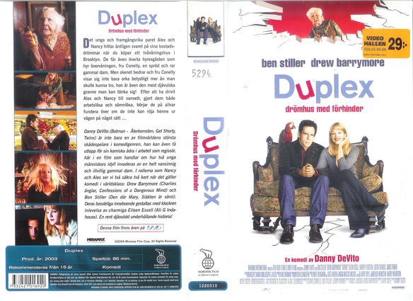 Drew Barrymore, Ben Stiller, and Eileen Essell in Duplex (2003)