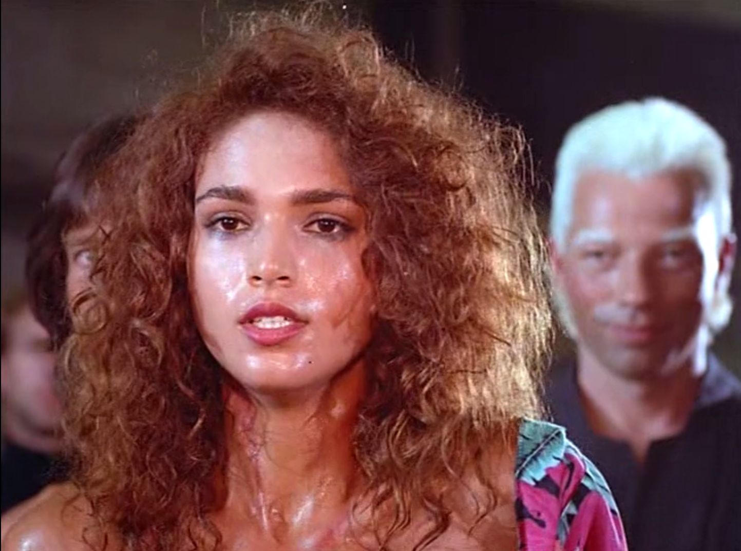 Wanda Acuna and Rion Hunter in No Retreat, No Surrender 3: Blood Brothers (1990)