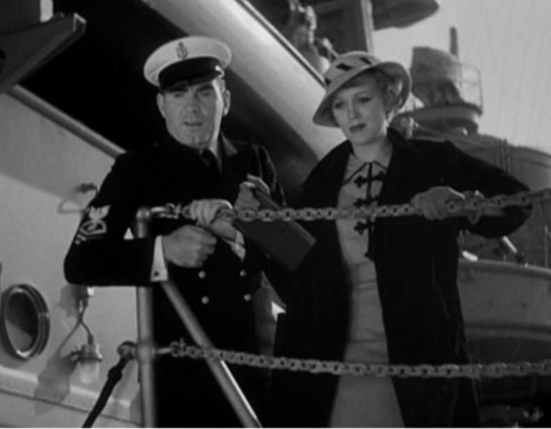 Gloria Stuart and Pat O'Brien in Here Comes the Navy (1934)