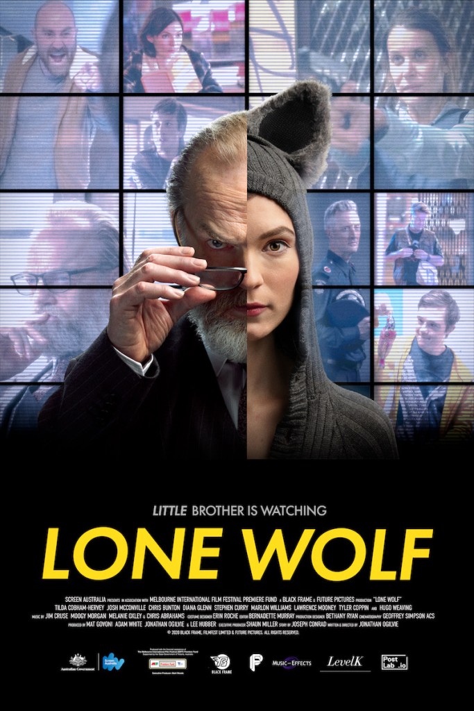 Diana Glenn, Hugo Weaving, Josh McConville, Tilda Cobham-Hervey, and Chris Bunton in Lone Wolf (2021)