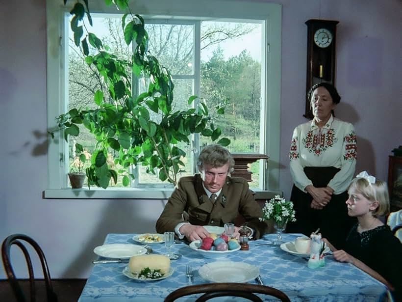 Daniel Olbrychski, Danuta Wodynska, and Elzbieta Zolek in The Birch Wood (1970)