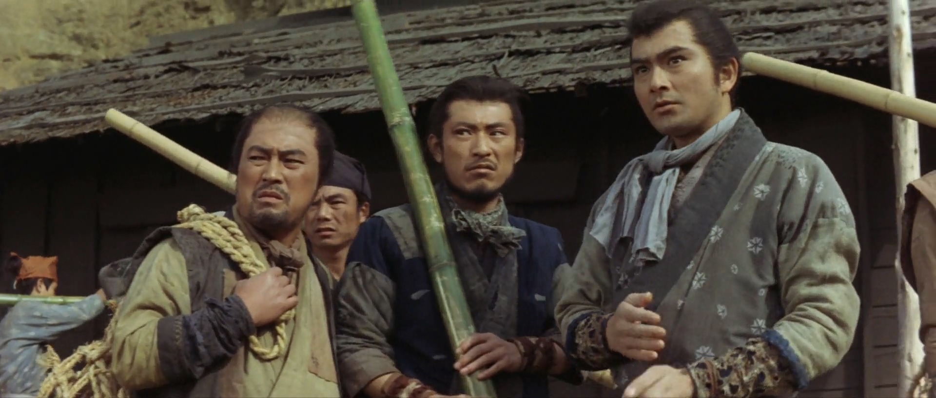 Yûji Hamada, Yûzô Hayakawa, and Junichiro Yamashita in Wrath of Daimajin (1966)