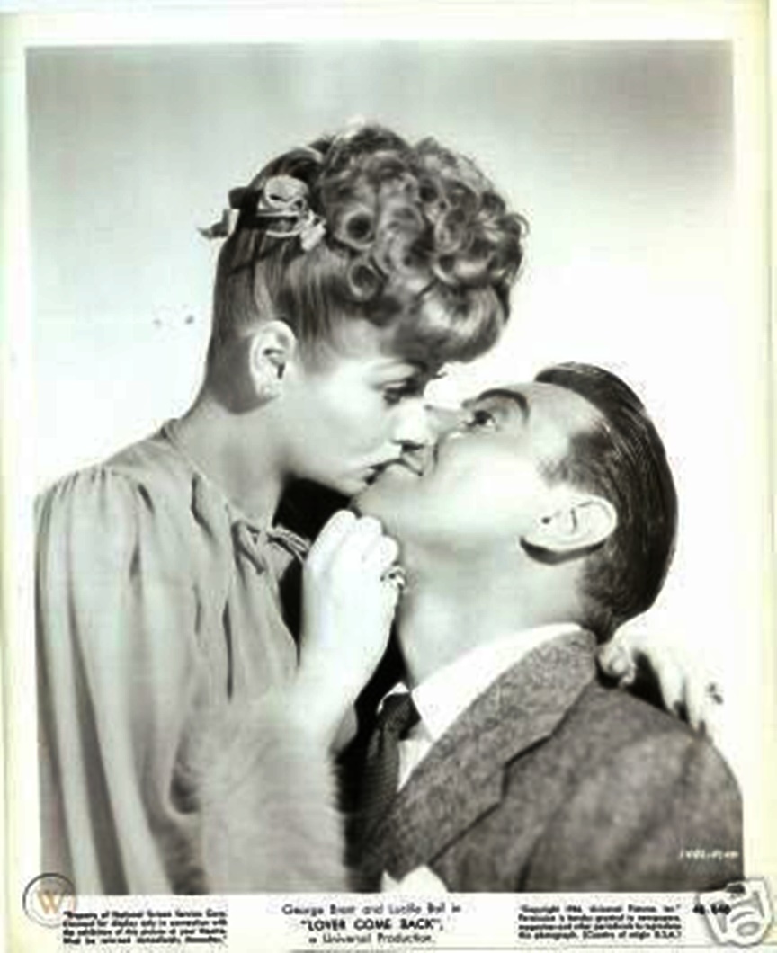 Lucille Ball and George Brent in Lover Come Back (1946)