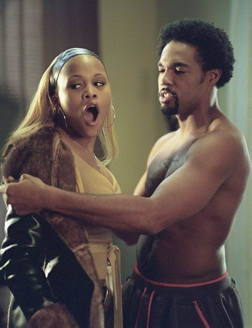 Jason George and Eve in Barbershop (2002)