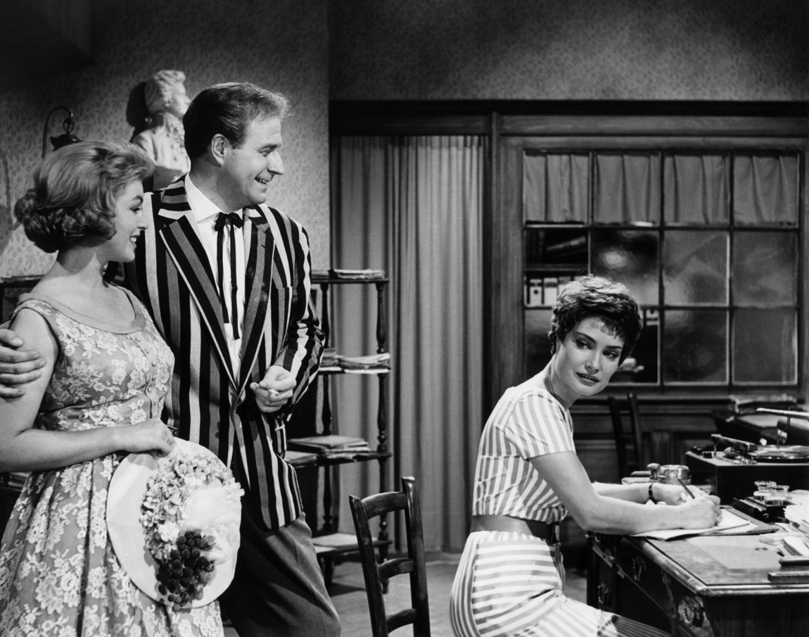 Marianne Hold, Hans-Joachim Kulenkampff, and Ellen Schwiers in Sooo nicht, meine Herren (1960)