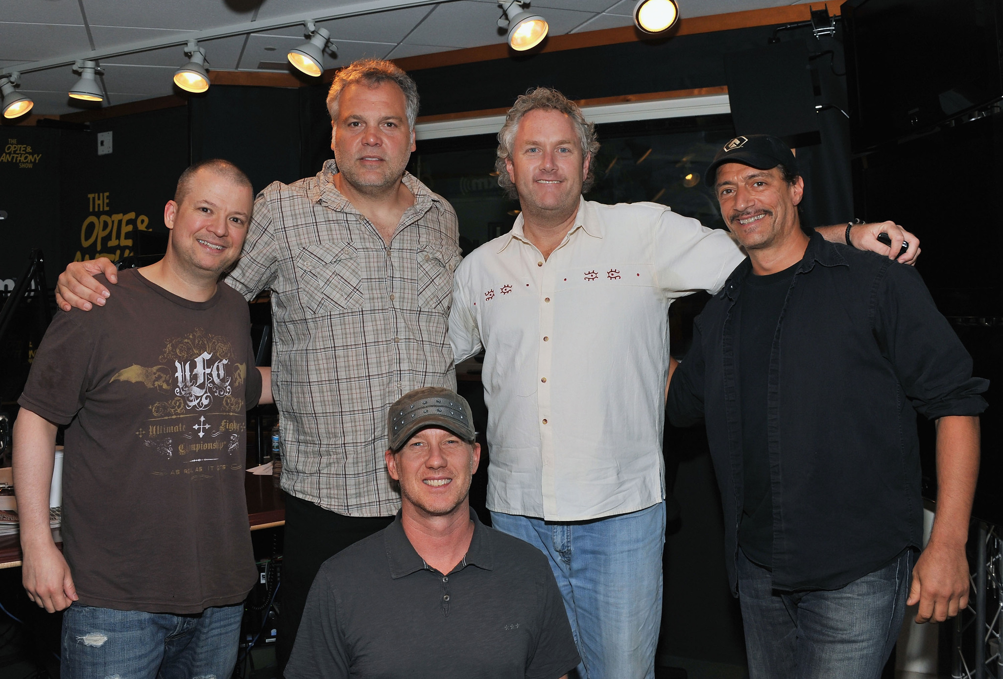 Vincent D'Onofrio, Jim Norton, Andrew Breitbart, Anthony Cumia, and Gregg Hughes