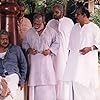 Augustine, Innocent Vareed Thekkethala, Mohanlal, and N.F. Varghese in Ravanaprabhu (2001)