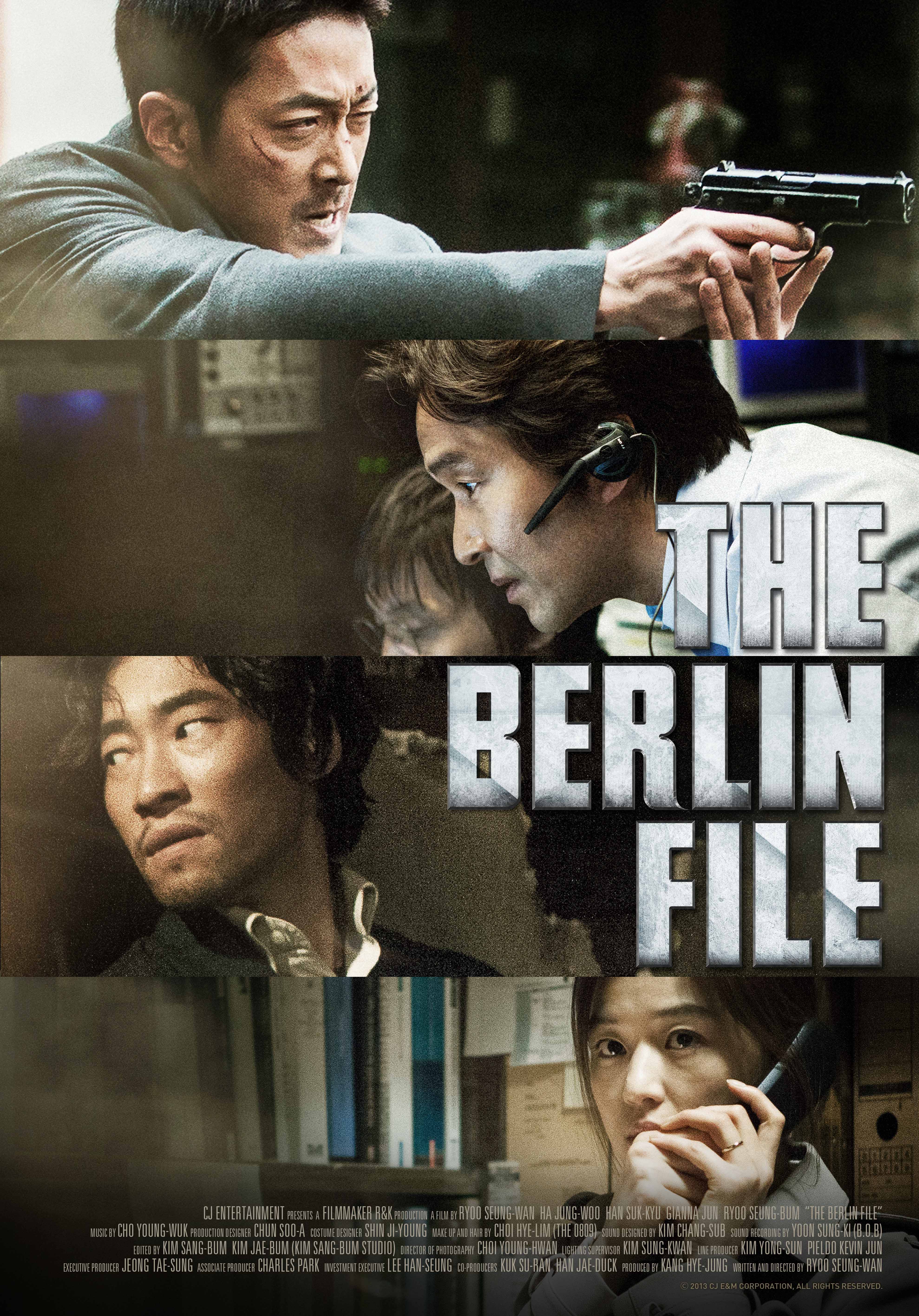 Han Suk-kyu, Jun Ji-hyun, Ryu Seung-beom, and Ha Jung-woo in The Berlin File (2013)