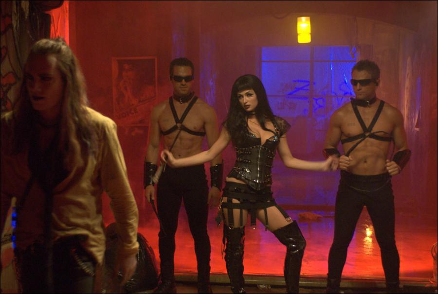 Paris Hilton, Terrance Zdunich, Jeffery Aro, and Dani Jazzar in Repo! The Genetic Opera (2008)