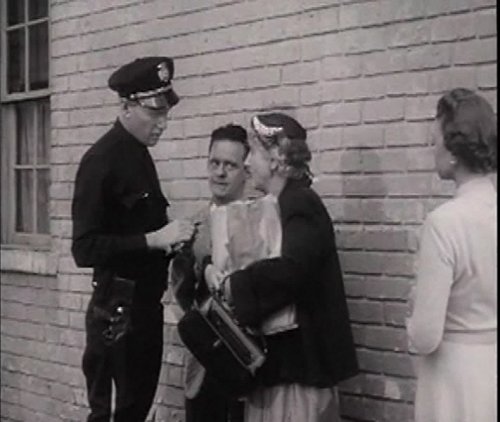 Harry Carey Jr., Frankie Darro, and Kathleen Mulqueen in Public Defender (1954)