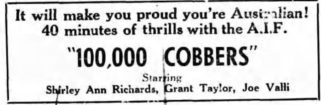 100,000 Cobbers (1942)