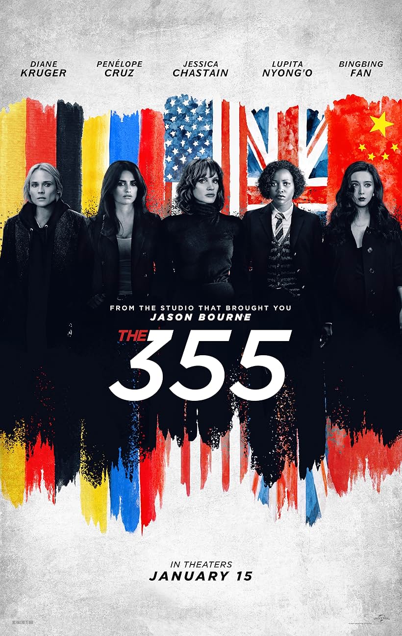 Penélope Cruz, Diane Kruger, Bingbing Fan, Jessica Chastain, and Lupita Nyong'o in The 355 (2022)