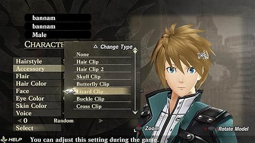 God Eater: Resurrection: Character Creation (Spanish)