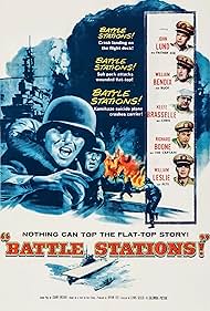 William Bendix, Richard Boone, Keefe Brasselle, William Leslie, and John Lund in Battle Stations (1956)