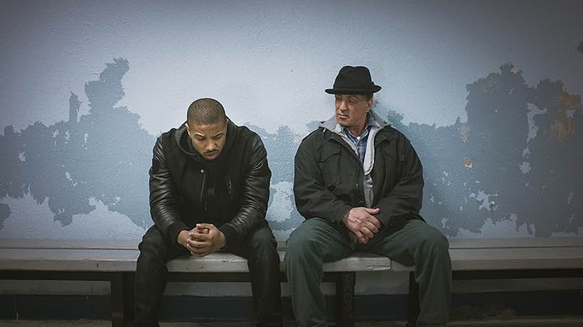 Sylvester Stallone and Michael B. Jordan in Creed (2015)