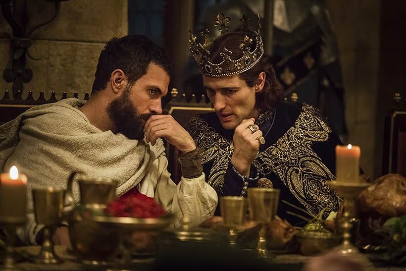 Ed Stoppard and Tom Cullen in Knightfall (2017)