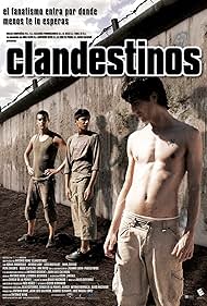 Israel Rodríguez, Hugo Catalán, and Mehroz Arif in Clandestinos (2007)