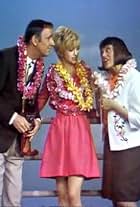 Goldie Hawn, Kaye Ballard, and Dick Martin in Rowan & Martin's Laugh-In (1967)