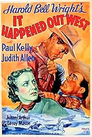 Judith Allen, Paul Kelly, and LeRoy Mason in It Happened Out West (1937)