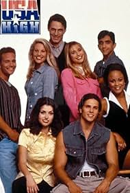 Nicholas Guest, Josh Holland, Elena Lyons, James Madio, Thomas Magiar, Kristen Miller, Marquita Terry, and Angela Visser in USA High (1997)