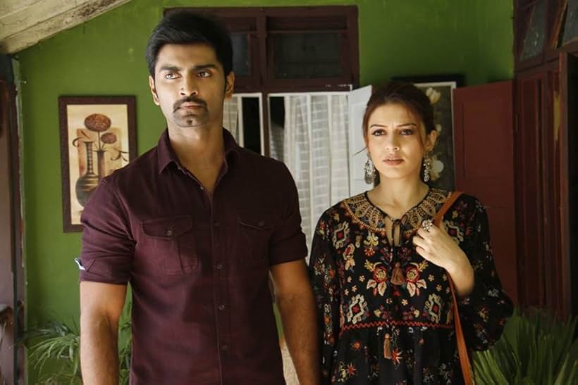 Hansika Motwani and Atharvaa Murali in 100 (2019)