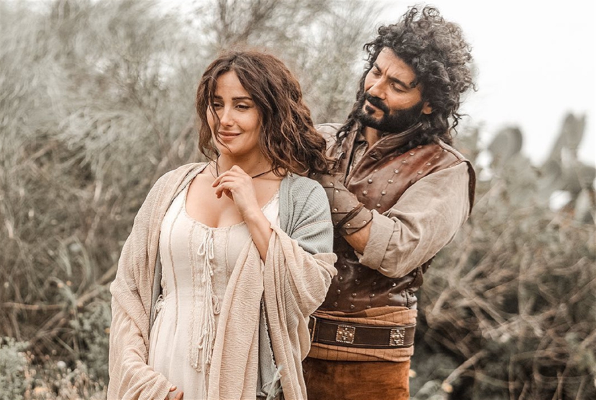 Khaled Nabawy and Kinda Hanna in Kingdoms of Fire (2019)