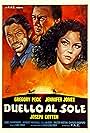 Gregory Peck, Joseph Cotten, and Jennifer Jones in Duello al sole (1946)