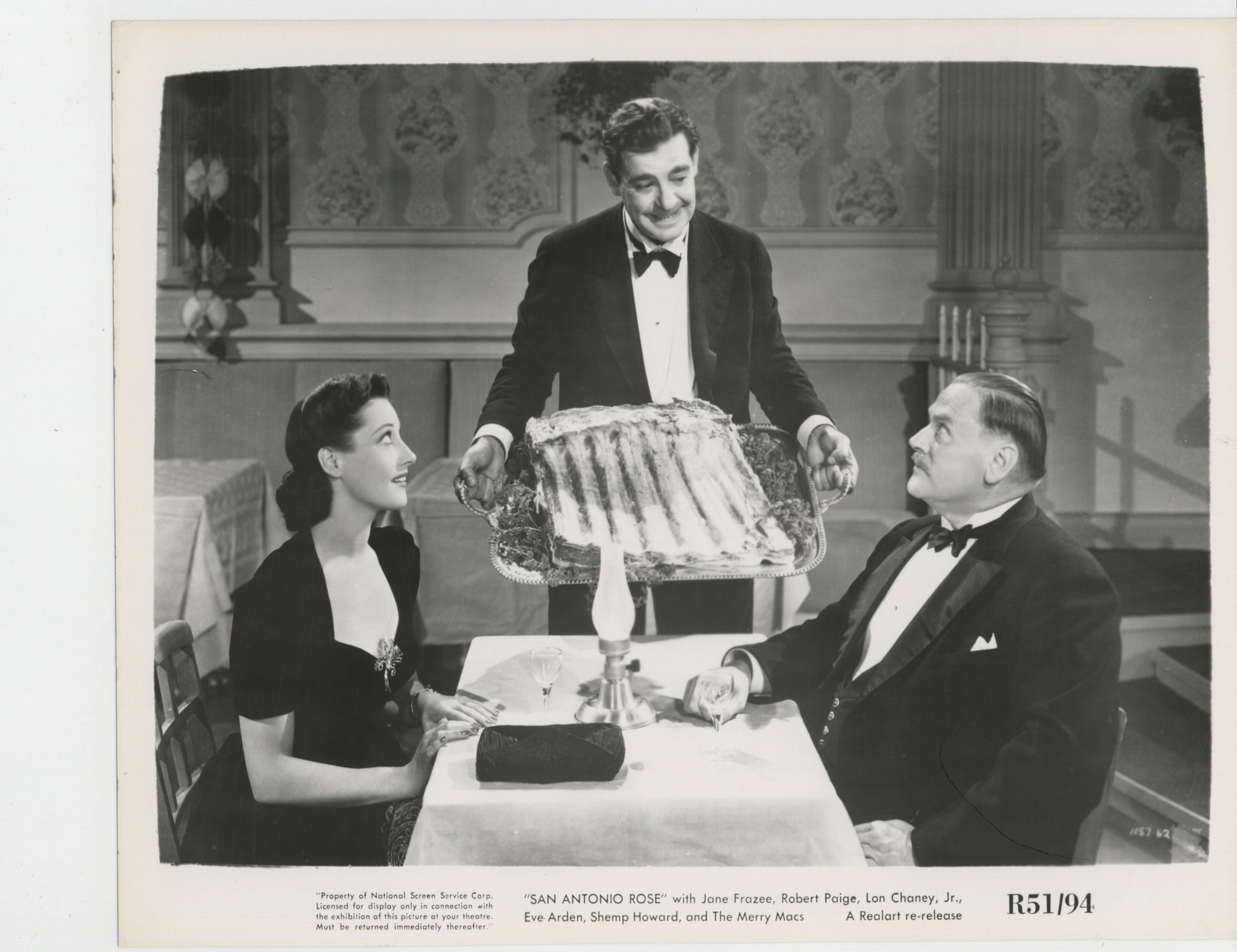 Lon Chaney Jr., Vernon Dent, and Marcia Ralston in San Antonio Rose (1941)