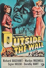 Richard Basehart, Signe Hasso, and Marilyn Maxwell in Outside the Wall (1950)