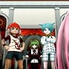 Aya Hirano, Mariya Ise, Megumi Han, Sumire Uesaka, and Kazusa Aranami in Zettai zetsubou shoujo Danganronpa: Another Episode (2014)