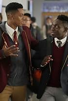 Jabari Banks and Olly Sholotan in Bel-Air (2022)