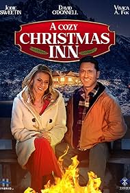 David O'Donnell and Jodie Sweetin in A Cozy Christmas Inn (2022)