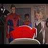 Nicolas Cage, John Mulaney, Jake Johnson, Hailee Steinfeld, Shameik Moore, and Kimiko Glenn in Spider-Man: Into the Spider-Verse (2018)