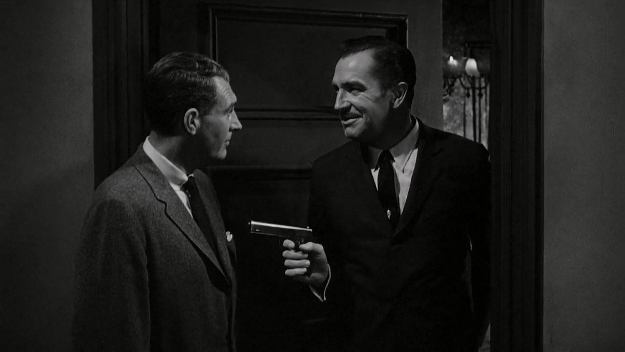 Vincent Price and Alan Marshal in House on Haunted Hill (1959)