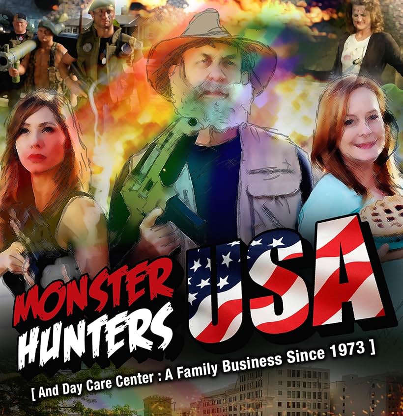 Sarah Joy Brown, Mary Beth McDonough, Richard McGonagle, Dennis Hunter, Samson Ghaffary, Daniel Deyoung, Danny Campbell, and Nancy McDonough in Monster Hunters USA and Day Care Center (2015)