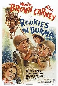 Joan Barclay, Wally Brown, and Alan Carney in Rookies in Burma (1943)