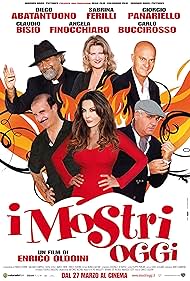 Diego Abatantuono, Claudio Bisio, Carlo Buccirosso, Sabrina Ferilli, Angela Finocchiaro, and Giorgio Panariello in I mostri oggi (2009)