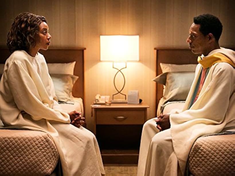 Orlando Jones and Sameerah Luqmaan-Harris in Room 104 (2017)