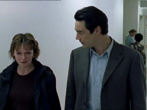 Nathaniel Parker and Sharon Small in Well Schooled in Murder (2002)