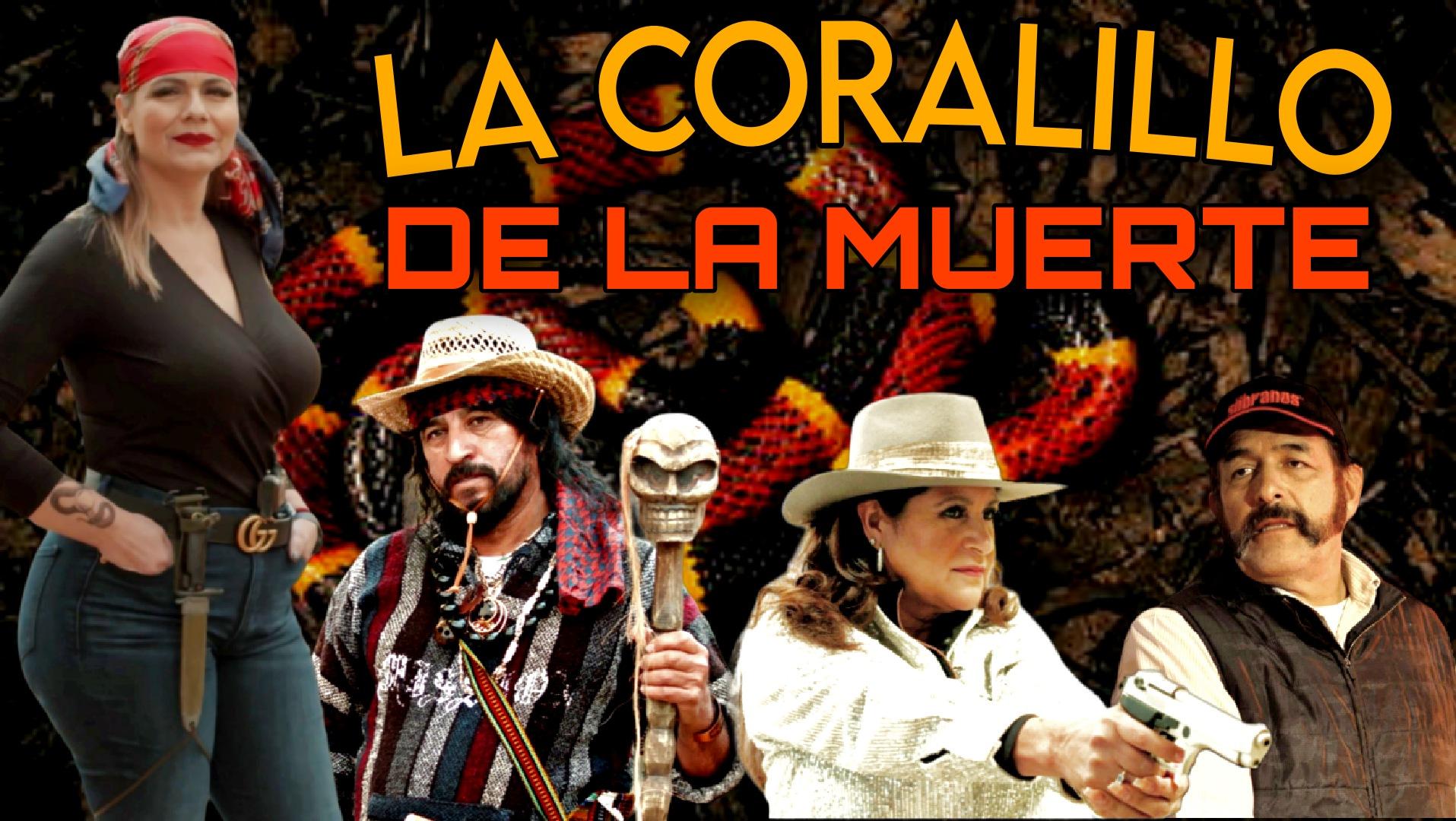 Marisol Guizar, Oliverio Leon, Vianey Huizar, and Jesus Esparza in La Coralillo De La Muerte (2023)