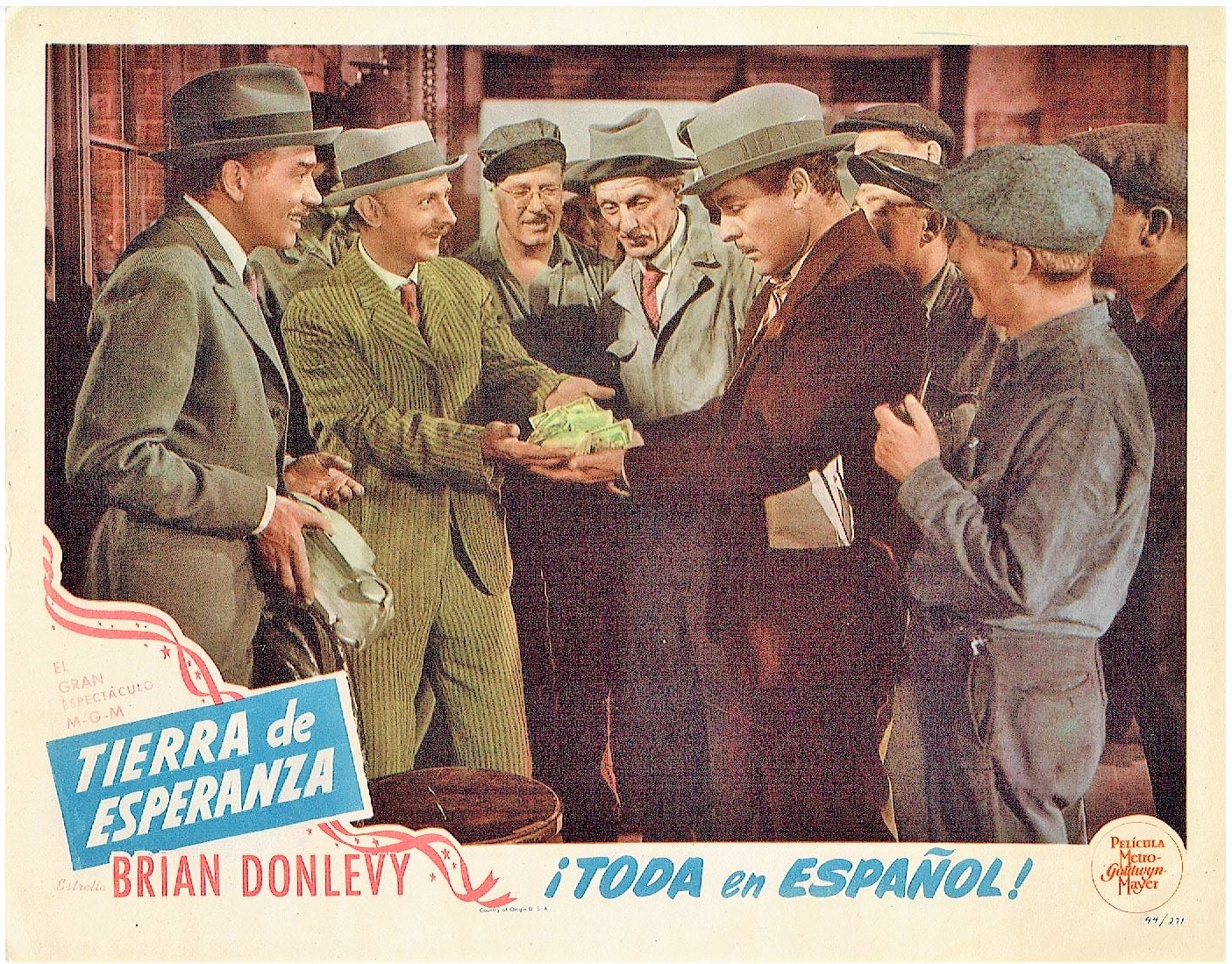 Brian Donlevy, Walter Abel, Erville Alderson, J.M. Kerrigan, and John Qualen in An American Romance (1944)