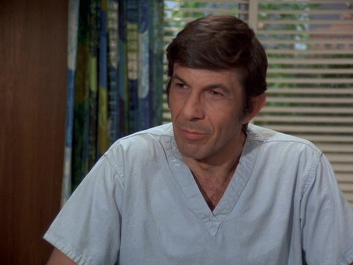 Leonard Nimoy in A Stitch in Crime (1973)