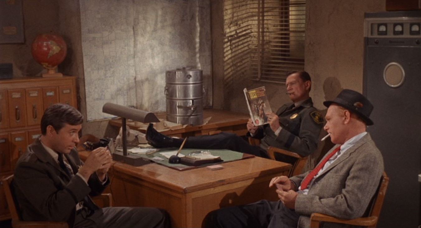 Harry Carey Jr., Wendell Corey, and Adam Roarke in Cyborg 2087 (1966)